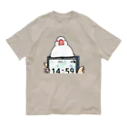 Lily bird（リリーバード）の「小鳥が眠りたがってるんだ」（白文鳥） Organic Cotton T-Shirt