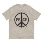 StudioチャカののPEACEミサイル オーガニックコットンTシャツ