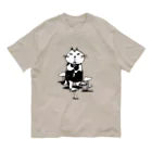 なまらやのきのこと笛猫 オーガニックコットンTシャツ