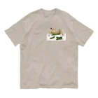 KAMAP ＆ Ricaの【KAMAP】枝豆とハムスター兄弟 オーガニックコットンTシャツ