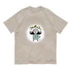 ほるまチゴハヤブサ堂のフルボッコちゃん・カラー（濃い色Tシャツ） オーガニックコットンTシャツ