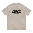 クジラの雑貨屋さん。のORCA ロゴ Organic Cotton T-Shirt