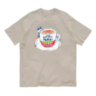 NEKONOKOの猫香港式ミルクティー Organic Cotton T-Shirt