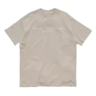 mincora.のIMMUNE TO ANYTHING BUT YOU - white ver.- Organic Cotton T-Shirt