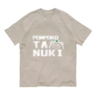 たぬマーケットのポンポコたぬき Organic Cotton T-Shirt