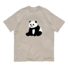 chippokeのころころパンダ（おすわり） オーガニックコットンTシャツ