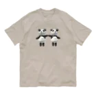 LONESOME TYPE ススのパンダツインズ（ズンズンとブンブン） Organic Cotton T-Shirt