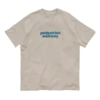 旅の単語帳のNew York - Pedestrian Walkway オーガニックコットンTシャツ