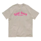 Laid-Back Multi Anglerz のLaid-Backマルチシリーズ桃色ピンティー(釣り) Organic Cotton T-Shirt