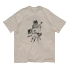 suzuejyaのみつねこ オーガニックコットンTシャツ