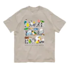 monbulanのしあわせの本棚 Organic Cotton T-Shirt