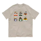 ちなきのこの野生動物缶　6点セット Organic Cotton T-Shirt