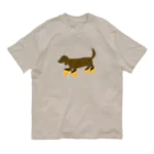 CHOSANAの高下駄を履いた犬 オーガニックコットンTシャツ