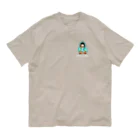 yukiyuki shopの③カワセミまるちゃんＴシャツ オーガニックver.3 Organic Cotton T-Shirt