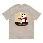 キッチュのパンダコーヒー Organic Cotton T-Shirt