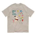 HIGEQLOのChogoro Brushing オーガニックコットンTシャツ