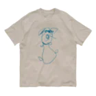 イチゴのかごの犬いぬイヌ。 Organic Cotton T-Shirt