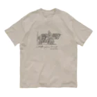 R.D.SAKURAのFlying bicycle 淡色 Organic Cotton T-Shirt