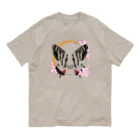 アルカンシェルの花蝶風月・春 オーガニックコットンTシャツ