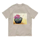 JapaneseArt Yui Shopのシクラメン Organic Cotton T-Shirt