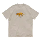 オガワユミエのトリケラトプス Organic Cotton T-Shirt