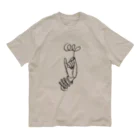 Studio icaの楽盛護符 オーガニックコットンTシャツ
