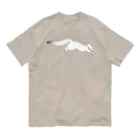 Amiの狐の手毬唄-鳥居狛狐壱- オーガニックコットンTシャツ