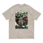 ミクロの雨の中の多肉植物 Organic Cotton T-Shirt