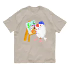 Lily bird（リリーバード）の芸術の秋文鳥 Organic Cotton T-Shirt