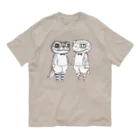 MIKAERUのナメハダタマオヤモリさんとオニタマオヤモリさん Organic Cotton T-Shirt