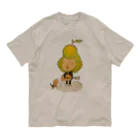 愛のためいきの洋なしくん オーガニックコットンTシャツ