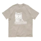 有限会社サイエンスファクトリーのBIRDS OF PREY clear ベンガルワシミミズクver. オーガニックコットンTシャツ