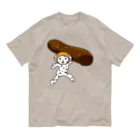 ヨープキャンが気になったのかりんとういぬ Organic Cotton T-Shirt