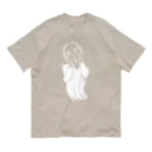 山形屋米店の白版＿ムンクの叫び Organic Cotton T-Shirt