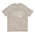 いよかん shopの天才ピアニストねこ（白ヌキver.） Organic Cotton T-Shirt