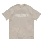 まつのき商店の槍穂高連峰　白ペン Organic Cotton T-Shirt