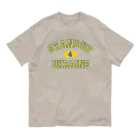 サトオのstandup4ukraine黄色カレッジロゴ風 Organic Cotton T-Shirt