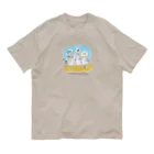 Beautiful Earthの海ゴミに悩むアザラシ3兄弟 オーガニックコットンTシャツ