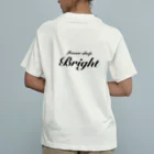 BrightのBright　ロゴTshirt オーガニックコットンTシャツ