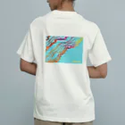 EririRiのさざなみ オーガニックコットンTシャツ