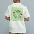 pekopeko no pelo's shop！のマイクロナス②［Back print］ Organic Cotton T-Shirt