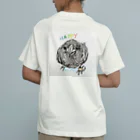 パート主婦しずかのオリジナルイラストグッズのカラスのハッピー Organic Cotton T-Shirt