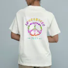 薈.collectionのLove＆peaceシリーズRainbowcolorバージョン オーガニックコットンTシャツ