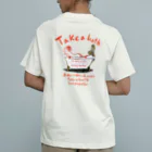 MELT CANDOLLのTake a bath オーガニックコットンTシャツ