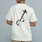 綾錦工房 りこりすの津軽三味線【朧月】- 構 Organic Cotton T-Shirt