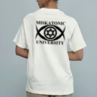 AURA_HYSTERICAのMISKATONIC UNIVERSITY Organic Cotton T-Shirt