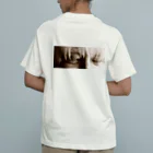 粕谷幸司 as アルビノの日本人のアルビノを着る オーガニックコットンTシャツ