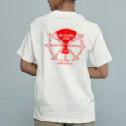 Habirle_PrinceのWind clock R 裏表有り オーガニックコットンTシャツ