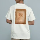 アニマル四字熟語の『ウィトルウィウス的人体図』絵画アートシリーズ Organic Cotton T-Shirt
