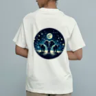 FUMYのNight  Elephant Symphonic オーガニックコットンTシャツ